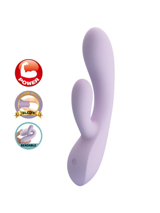 VIBRADOR RABBIT SILICONA 10 MODOS PRETTY LOVE ROSOLYN DE LA MARCA PRETTY LOVE
