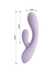 VIBRADOR RABBIT SILICONA 10 MODOS PRETTY LOVE ROSOLYN DE LA MARCA PRETTY LOVE