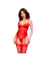 CORSÉ Y MEDIAS ROJO CHILIROSE - CR4845 DE LA MARCA CHILIROSE SETS