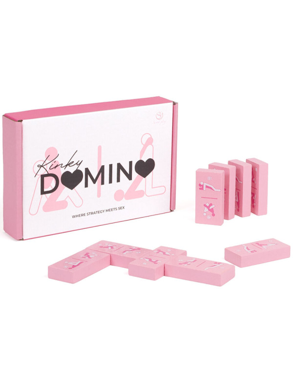 DOMINÓ KINKY CON POSTURAS KAMASUTRA - JUEGO DE MADERA DE LA MARCA SECRETPLAY 100% GAMES