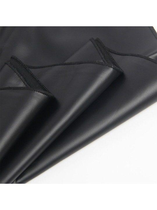 CAMISÓN SEXY NEGRO CON TIRANTES DE CUERO PU - SUBBLIME DE LA MARCA SUBBLIME DRESSES