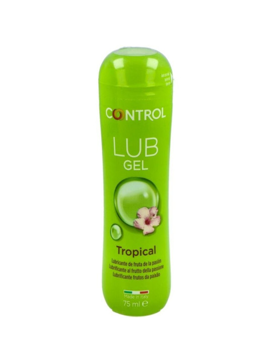 LUBRICANTE ÍNTIMO TROPICAL BASE AGUA 75 ML DE LA MARCA CONTROL LUBES