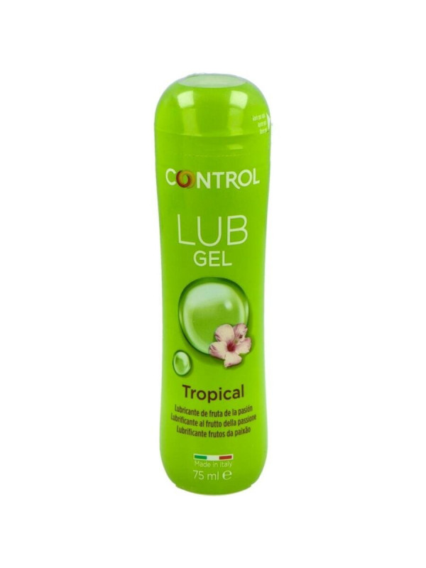 LUBRICANTE ÍNTIMO TROPICAL BASE AGUA 75 ML DE LA MARCA CONTROL LUBES