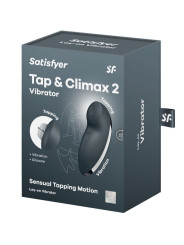 SATISFYER TAP & CLIMAX 2 VIBRADOR CLITORIS SILICONA DE LA MARCA SATISFYER VIBRATOR