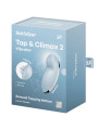 SATISFYER TAP & CLIMAX 2 VIBRADOR CLITORIS AZUL DE LA MARCA SATISFYER VIBRATOR