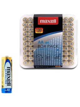PILAS ALCALINAS AA MAXELL - PACK DE 100 UNIDADES DE LA MARCA MAXELL