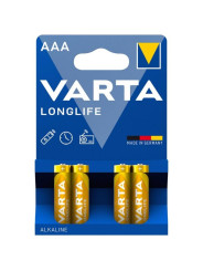 PILAS ALCALINAS AAA VARTA LONGLIFE BLISTER X4 DE LA MARCA VARTA
