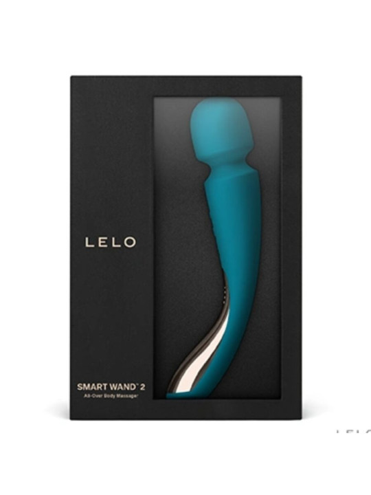 MASAJEADOR VIBRADOR SMART WAND 2 VERDE AGUA DE LA MARCA LELO