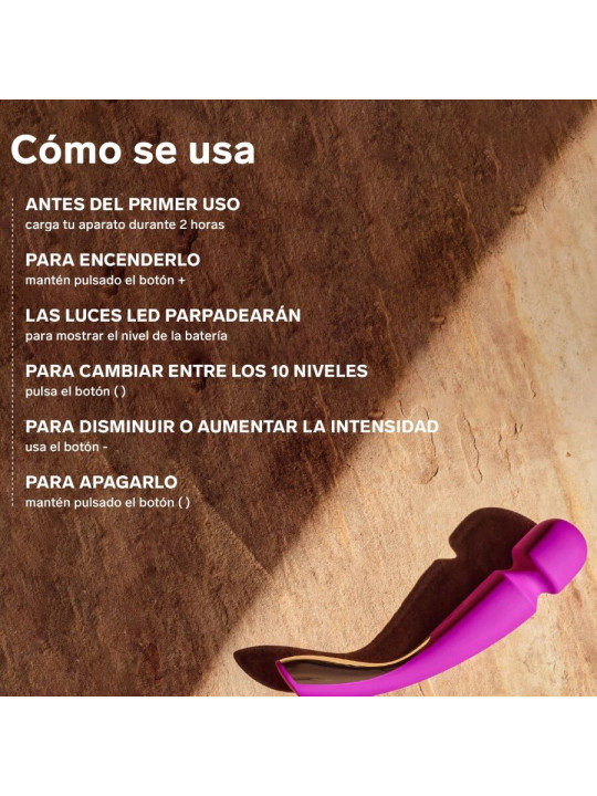 MASAJEADOR VIBRADOR SMART WAND 2 VERDE AGUA DE LA MARCA LELO