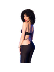 CONJUNTO LINGERIE NEGRO DORADO CHILIROSE TOP Y LEGGINGS DE LA MARCA CHILIROSE SETS