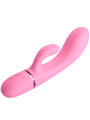 VIBRADOR RABBIT DUAL PUNTO G Y CLITORIS 10 MODOS ROSA DE LA MARCA PRETTY LOVE FLIRTATION