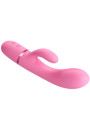 VIBRADOR RABBIT DUAL PUNTO G Y CLITORIS 10 MODOS ROSA DE LA MARCA PRETTY LOVE FLIRTATION