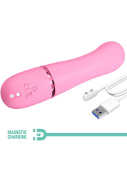 VIBRADOR RABBIT DUAL PUNTO G Y CLITORIS 10 MODOS ROSA DE LA MARCA PRETTY LOVE FLIRTATION