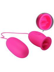 HUEVO VIBRADOR LENGUA ESTIMULADORA CLITORIS 12 MODOS DE LA MARCA PRETTY LOVE