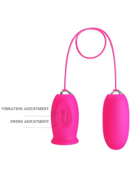 HUEVO VIBRADOR LENGUA ESTIMULADORA CLITORIS 12 MODOS DE LA MARCA PRETTY LOVE