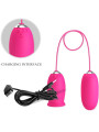 HUEVO VIBRADOR LENGUA ESTIMULADORA CLITORIS 12 MODOS DE LA MARCA PRETTY LOVE