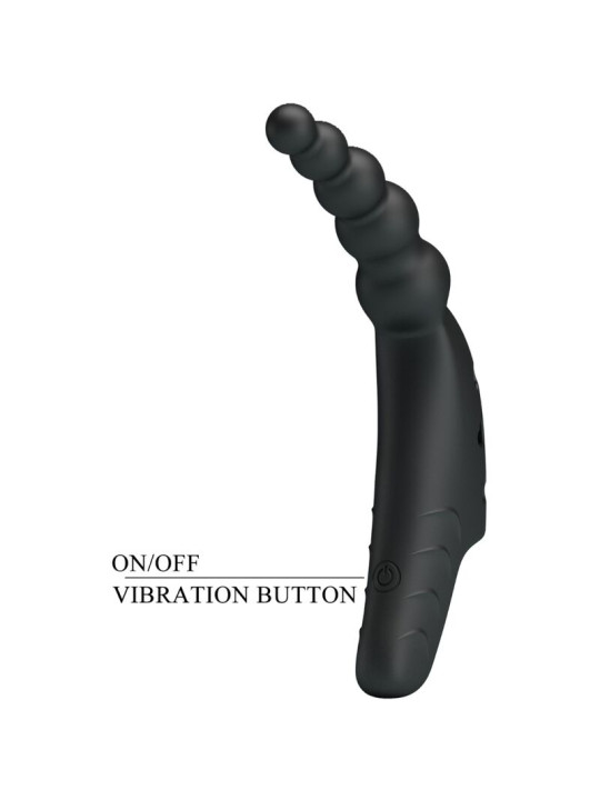 VIBRADOR DEDO PRETTY LOVE JORDIN 10 MODOS NEGRO DE LA MARCA PRETTY LOVE