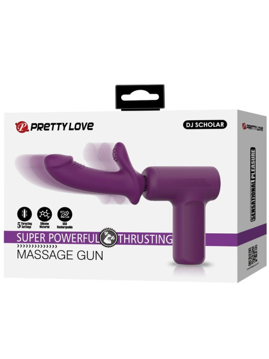 VIBRADOR CLITORIS PRETTY LOVE DJ SCHOLAR 5 VELOCIDADES DE LA MARCA PRETTY LOVE C-TYPE