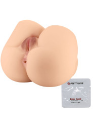 MASTURBADOR REALISTA DOBLE ENTRADA VAGINA ANO CRAZY BULL DE LA MARCA CRAZY BULL