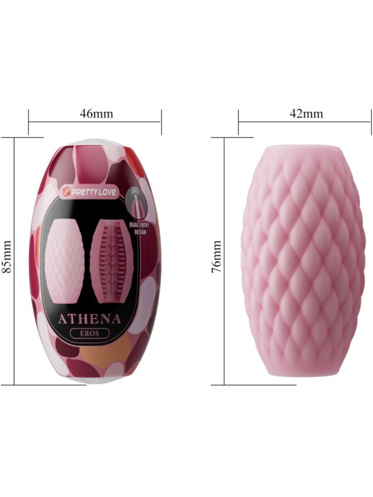 MASTURBADOR MASCULINO SILICONA ROSA PRETTY LOVE ATHENA DE LA MARCA PRETTY LOVE