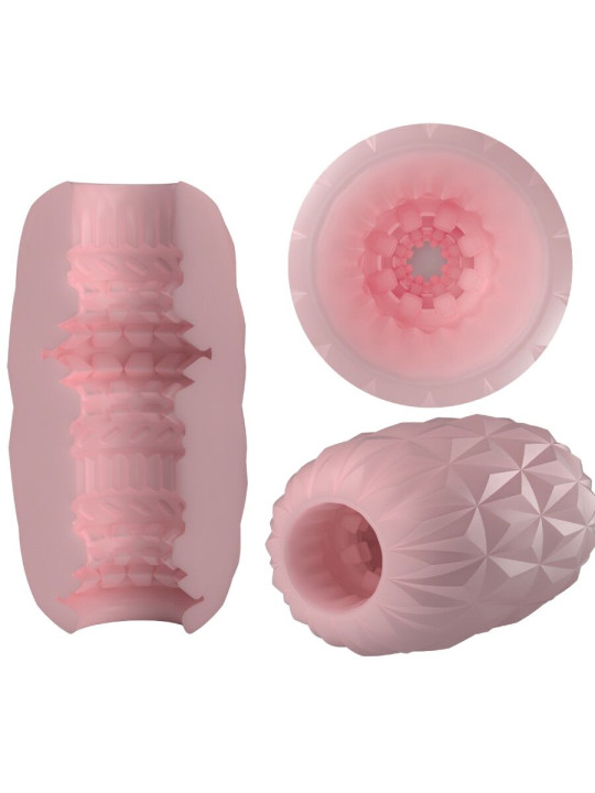 HUEVO VIBRADOR 3 TEXTURAS INTERCAMBIABLES TPR PRETTY LOVE DE LA MARCA PRETTY LOVE
