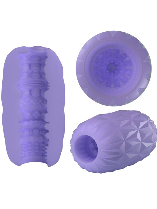 HUEVO VIBRADOR 3 TEXTURAS INTERCAMBIABLES TPR PRETTY LOVE DE LA MARCA PRETTY LOVE