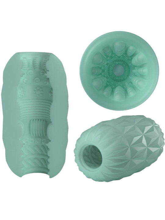 HUEVO VIBRADOR 3 TEXTURAS INTERCAMBIABLES TPR PRETTY LOVE DE LA MARCA PRETTY LOVE