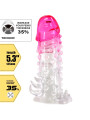 FUNDA ALARGADORA REALISTA CON ESTIMULADOR ANAL ROSA DE LA MARCA PRETTY LOVE