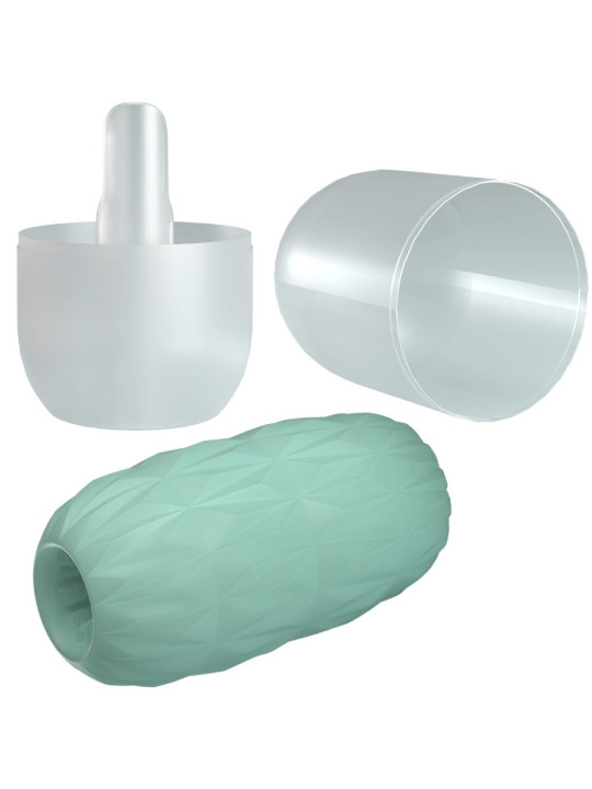 MASTURBADOR MASCULINO TURQUESA ATHENA PLACER INTENSO DE LA MARCA PRETTY LOVE