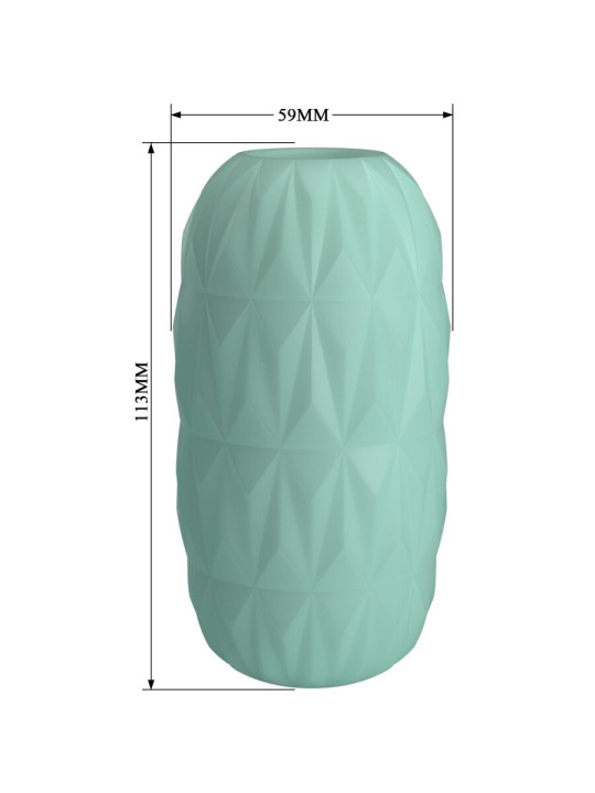 MASTURBADOR MASCULINO TURQUESA ATHENA PLACER INTENSO DE LA MARCA PRETTY LOVE