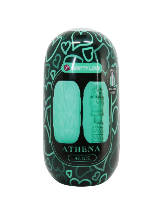MASTURBADOR MASCULINO TURQUESA ATHENA PLACER INTENSO DE LA MARCA PRETTY LOVE