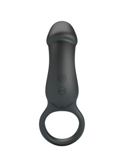 HUEVO VIBRADOR MANDO DISTANCIA 7 MODOS SILICONA NEGRO DE LA MARCA PRETTY LOVE BOTTOM