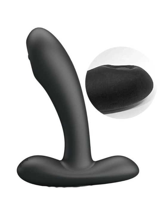 VIBRADOR ANAL SILICONA 12 MODOS MASAGEADOR PROSTÁTICO DE LA MARCA PRETTY LOVE