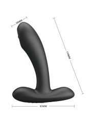 VIBRADOR ANAL SILICONA 12 MODOS MASAGEADOR PROSTÁTICO DE LA MARCA PRETTY LOVE