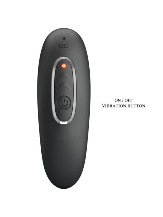 VIBRADOR ANAL SILICONA 12 MODOS MASAGEADOR PROSTÁTICO DE LA MARCA PRETTY LOVE