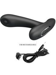 VIBRADOR ANAL SILICONA 12 MODOS MASAGEADOR PROSTÁTICO DE LA MARCA PRETTY LOVE