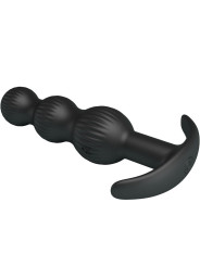 VIBRADOR ANAL SIDNEY SILICONA 10 MODOS RECARGABLE DE LA MARCA PRETTY LOVE