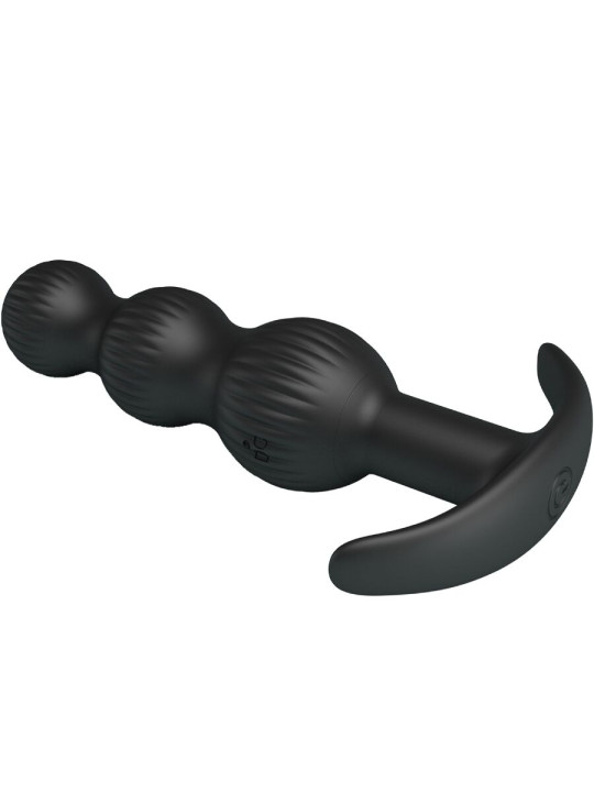 VIBRADOR ANAL SIDNEY SILICONA 10 MODOS RECARGABLE DE LA MARCA PRETTY LOVE