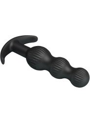 VIBRADOR ANAL SIDNEY SILICONA 10 MODOS RECARGABLE DE LA MARCA PRETTY LOVE