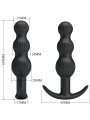 VIBRADOR ANAL SIDNEY SILICONA 10 MODOS RECARGABLE DE LA MARCA PRETTY LOVE