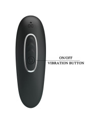 VIBRADOR ANAL RECARGABLE 10 MODOS PRETTY LOVE NEGRO DE LA MARCA PRETTY LOVE