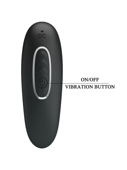 VIBRADOR ANAL RECARGABLE 10 MODOS PRETTY LOVE NEGRO DE LA MARCA PRETTY LOVE