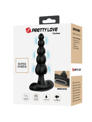 VIBRADOR ANAL RECARGABLE 10 MODOS PRETTY LOVE NEGRO DE LA MARCA PRETTY LOVE