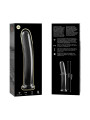 MODELO 8 DILDO CRISTAL BOROSILICATO TRANSPARENTE 14.5 CM -O- 2 CM DE LA MARCA NEBULA SERIES BY IBIZA