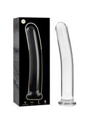MODELO 9 DILDO CRISTAL BOROSILICATO TRANSPARENTE 15.5 CM -O- 2.5 CM DE LA MARCA NEBULA SERIES BY IBIZA