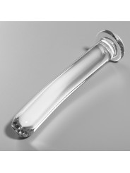 MODELO 9 DILDO CRISTAL BOROSILICATO TRANSPARENTE 15.5 CM -O- 2.5 CM DE LA MARCA NEBULA SERIES BY IBIZA