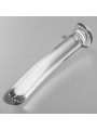 MODELO 9 DILDO CRISTAL BOROSILICATO TRANSPARENTE 15.5 CM -O- 2.5 CM DE LA MARCA NEBULA SERIES BY IBIZA