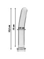 MODELO 9 DILDO CRISTAL BOROSILICATO TRANSPARENTE 15.5 CM -O- 2.5 CM DE LA MARCA NEBULA SERIES BY IBIZA