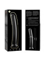 MODELO 9 DILDO CRISTAL BOROSILICATO TRANSPARENTE 15.5 CM -O- 2.5 CM DE LA MARCA NEBULA SERIES BY IBIZA