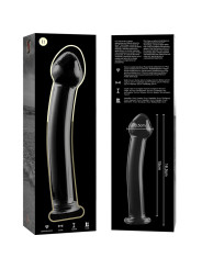 MODELO 11 DILDO CRISTAL BOROSILICATO TRANSPARENTE 16 CM -O- 3 CM DE LA MARCA NEBULA SERIES BY IBIZA